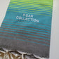 KSAR Collection neon blue fouta towel