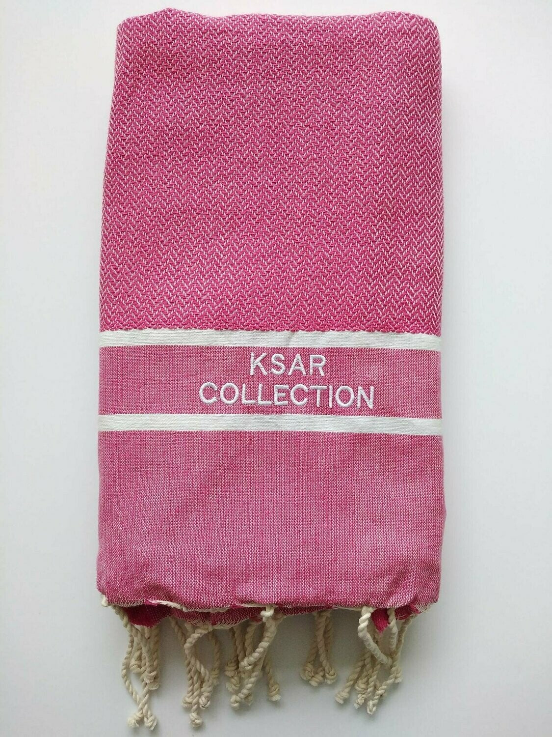 KSAR pink fouta towel