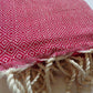 red fouta towel